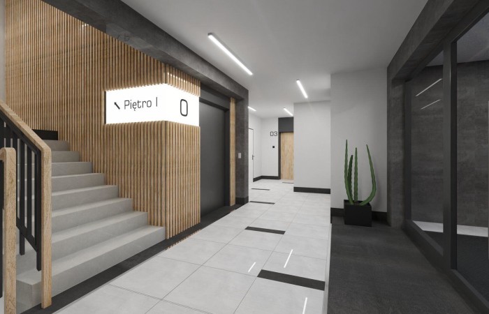 Łomża, ks. Jerzego Popiełuszki, Nowoczesne mieszkanie 51 m² z tarasem | Łomża, ul. Popiełuszki 4