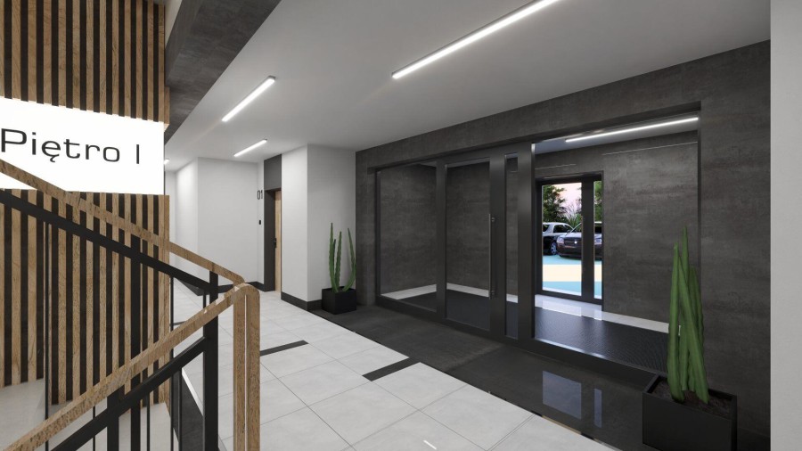 Łomża, ks. Jerzego Popiełuszki, Nowoczesne mieszkanie 51 m² z tarasem | Łomża, ul. Popiełuszki 4