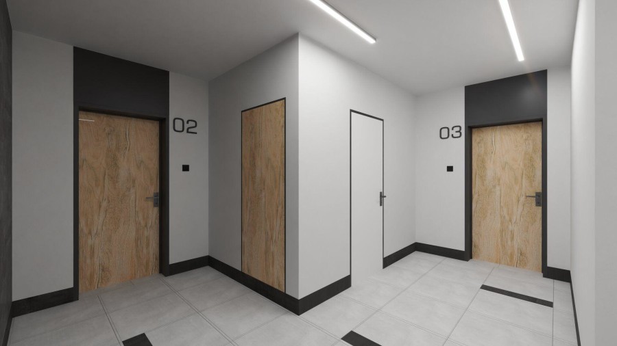 Łomża, ks. Jerzego Popiełuszki, Nowoczesne mieszkanie 51 m² z tarasem | Łomża, ul. Popiełuszki 4