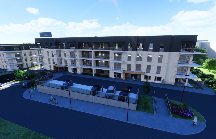 Łomża, ks. Jerzego Popiełuszki, Nowoczesne mieszkanie 51 m² z tarasem | Łomża, ul. Popiełuszki 4