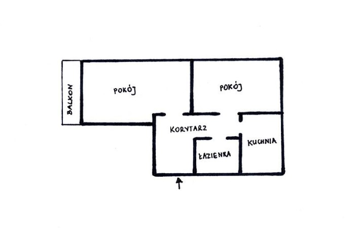 kolneński, Kolno, al. gen. Sikorskiego, Mieszkanie 2 pokojowe  w świetnej lokalizacji, gotowe do zamieszkania