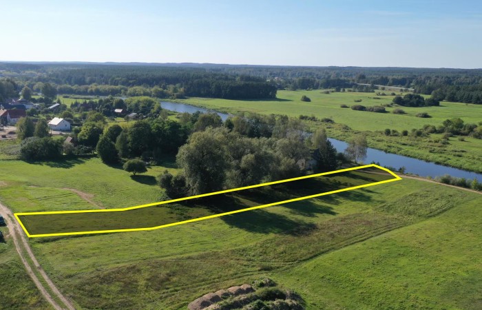 łomżyński, Nowogród, Śródpolna, Wyjątkowa działka nad Narwią