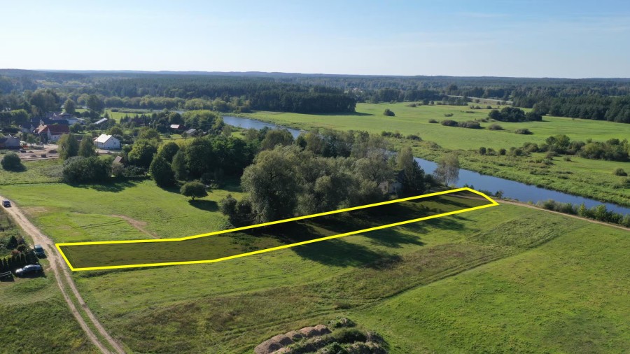 łomżyński, Nowogród, Śródpolna, Wyjątkowa działka nad Narwią