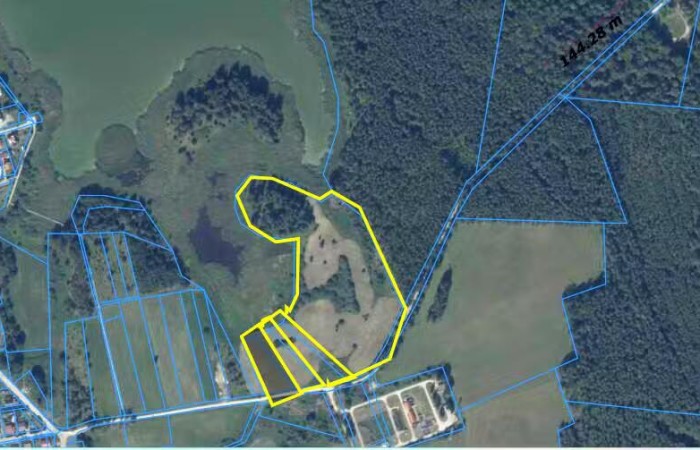 mrągowski, Piecki, Piecki działki budowlane z dostępem do wody