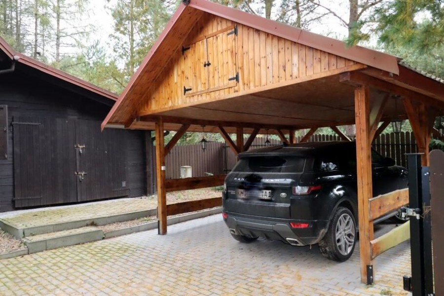 piski, Orzysz, Góra, Dom, łódź i pomost nad jeziorem Tyrkło  Góra 50 gm Orzysz