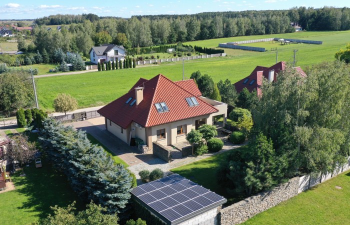 łomżyński, Łomża, Giełczyn, Wiklinowa, Oaza spokoju i luksusu - Twój nowy dom w Giełczynie, blisko Łomży!