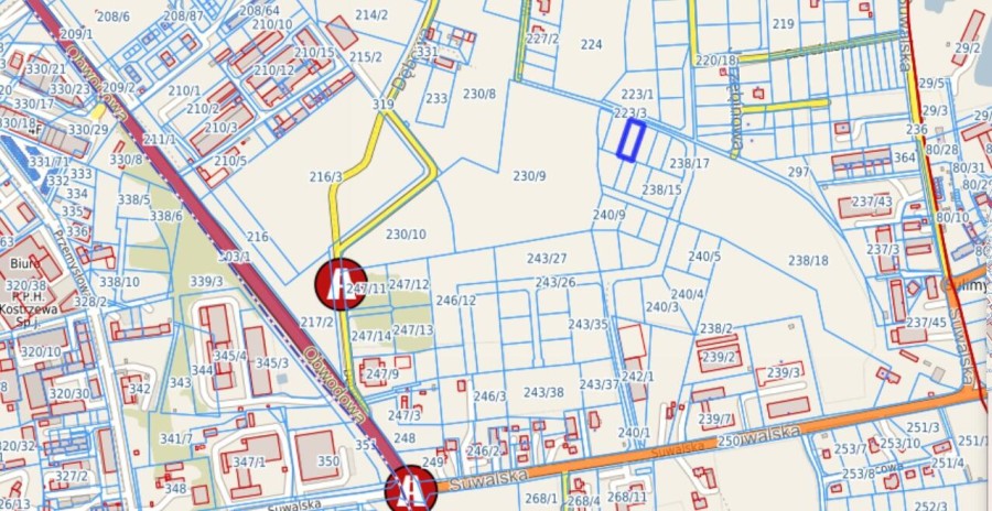 giżycki, Giżycko, Gajewo, Wierzbowa, Działka budowlana w prestiżowej lokalizacji