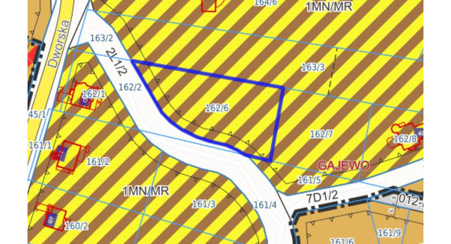 giżycki, Giżycko, Gajewo, Gajewo - duża działka budowlana