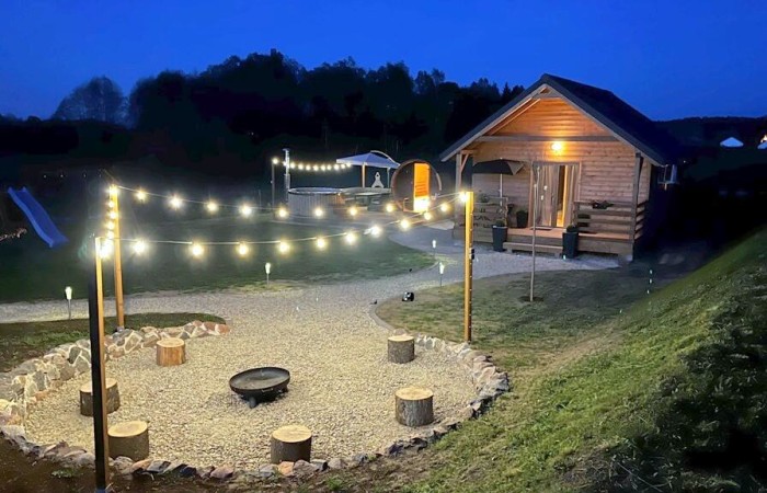 giżycki, Giżycko, Szczybały Giżyckie, Sprzedam działkę bud. z całorocznym domkiem rekreacyjnym Szczybały Giżyckie