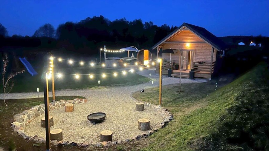 giżycki, Giżycko, Szczybały Giżyckie, Sprzedam działkę bud. z całorocznym domkiem rekreacyjnym Szczybały Giżyckie