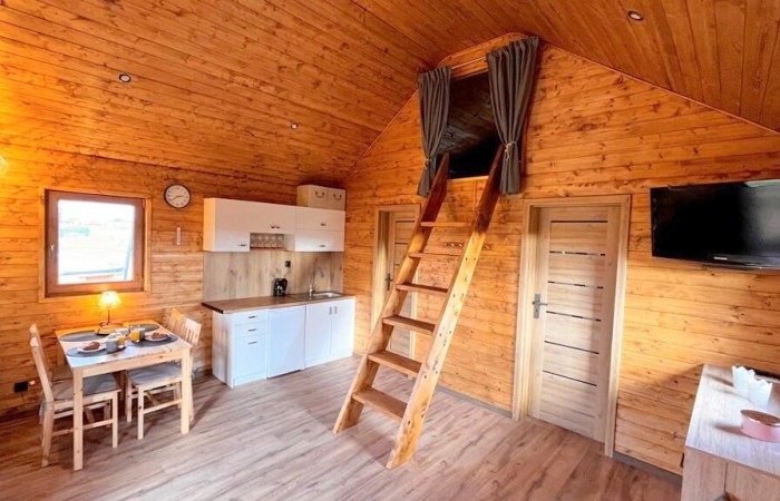 giżycki, Giżycko, Szczybały Giżyckie, Sprzedam działkę bud. z całorocznym domkiem rekreacyjnym Szczybały Giżyckie