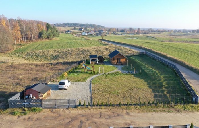 giżycki, Giżycko, Szczybały Giżyckie, Sprzedam działkę bud. z całorocznym domkiem rekreacyjnym Szczybały Giżyckie