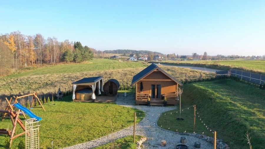 giżycki, Giżycko, Szczybały Giżyckie, Sprzedam działkę bud. z całorocznym domkiem rekreacyjnym Szczybały Giżyckie