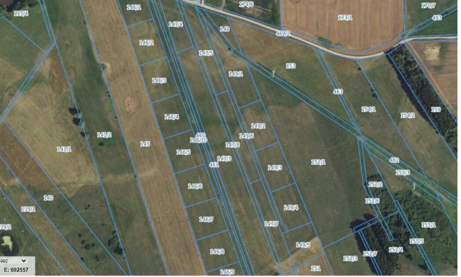 giżycki, Wydminy, Siedliska, Działki Siedliska gm Wydminy