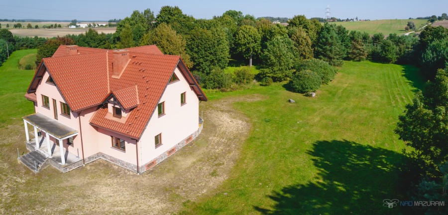 węgorzewski, Węgorzewo, Czerwony Dwór, Działka plus dom do wykończenia.