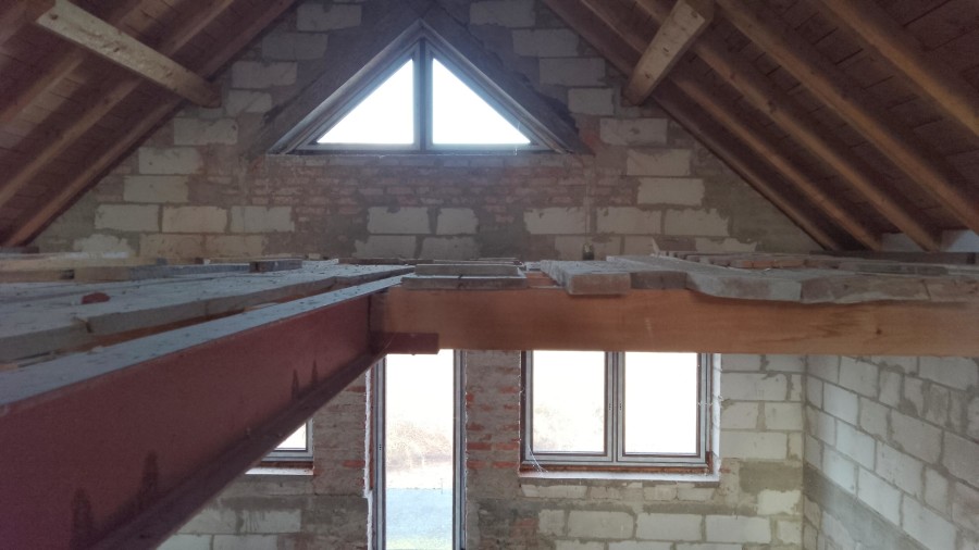 węgorzewski, Węgorzewo, Czerwony Dwór, Działka plus dom do wykończenia.