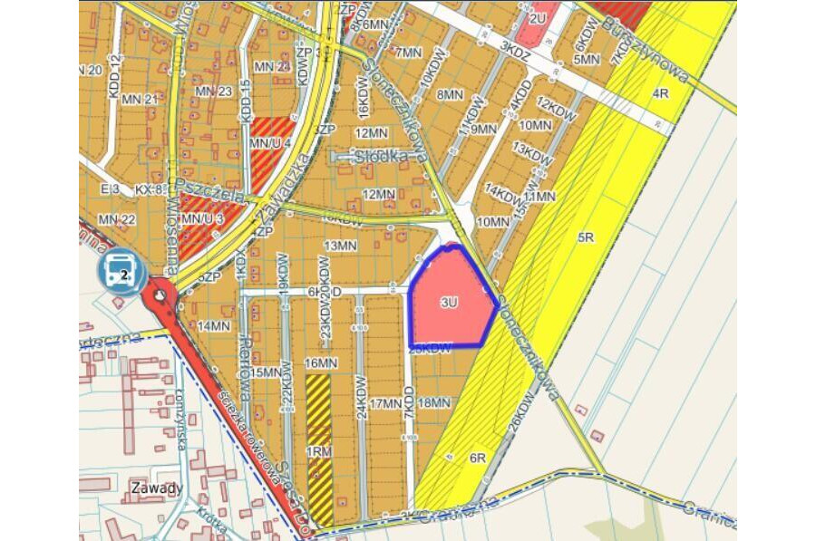 Łomża, Słonecznikowa, DZIAŁKA INWESTYCYJNA (USŁUGOWA) NA TERENIE MIASTA