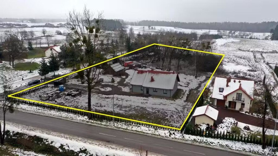 mrągowski, Mrągowo, Tymnikowo, Giżycka, Dom Tymnikowo 1C gm Mrągowo