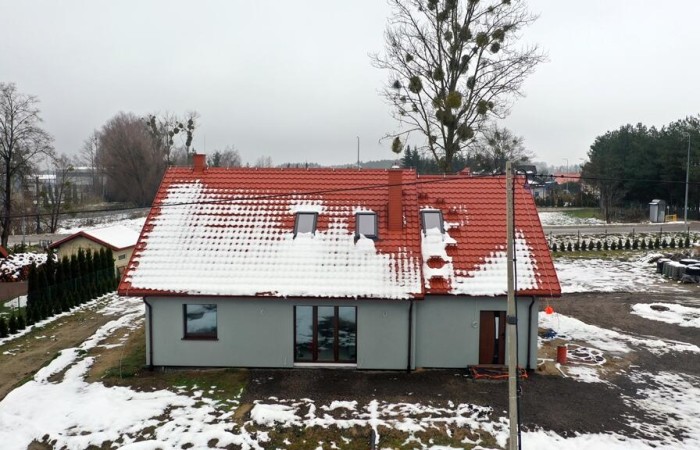 mrągowski, Mrągowo, Tymnikowo, Giżycka, Dom Tymnikowo 1C gm Mrągowo