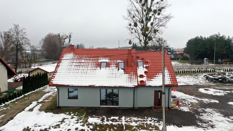 mrągowski, Mrągowo, Tymnikowo, Giżycka, Dom Tymnikowo 1C gm Mrągowo