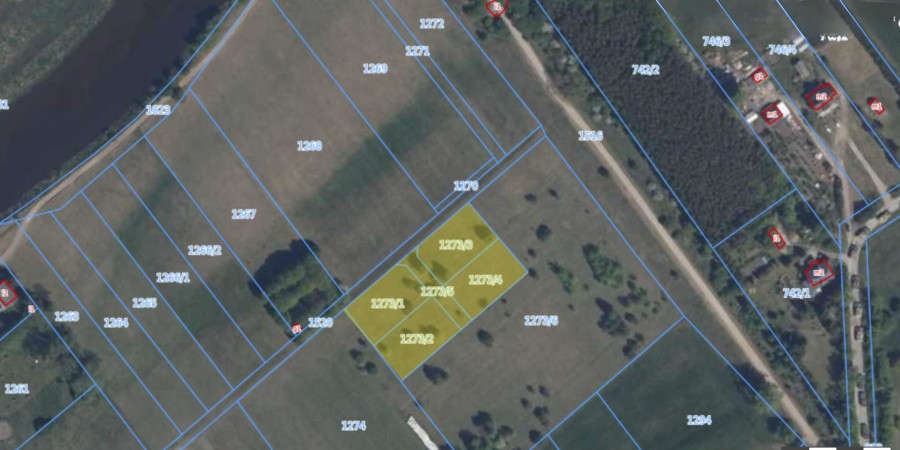 łomżyński, Nowogród, Śródpolna, Działki budowlane w pobliżu rzeki