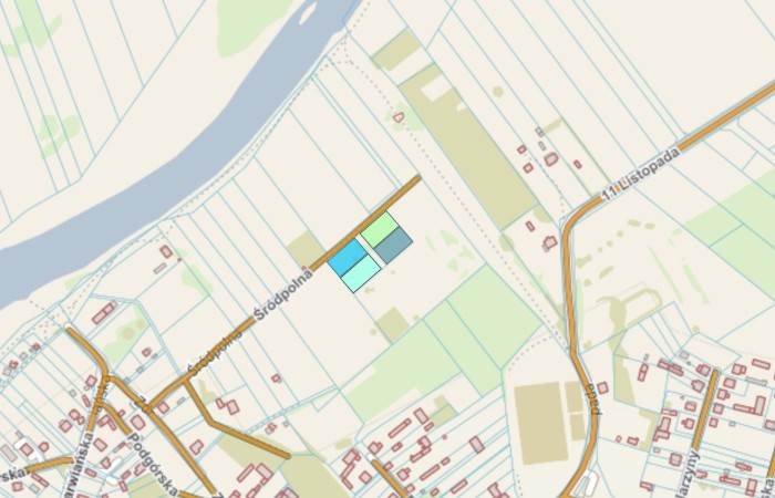 łomżyński, Nowogród, Śródpolna, Działki budowlane w pobliżu rzeki