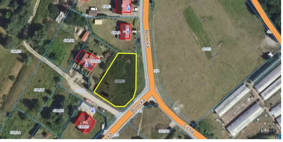 giżycki, Kruklanki, Borecka, Działka z pozwoleniem na budowę w m. Kruklanki ul Borecka