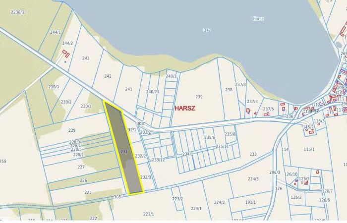 warmińsko-mazurskie, węgorzewski, Działka Leśna 2 ha w m. Harsz gm Pozezdrze