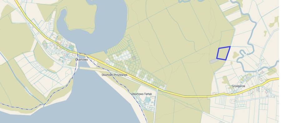 piski, Orzysz, Grzegorze, Działka Leśna 2,35 ha Grzegorze gm Orzysz