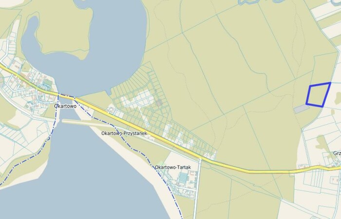 piski, Orzysz, Grzegorze, Działka Leśna 2,35 ha Grzegorze gm Orzysz