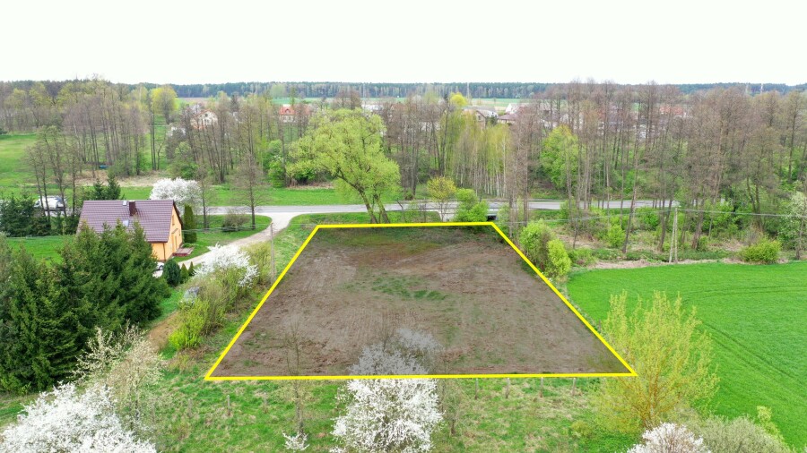 łomżyński, Miastkowo, Malownicza działka w miejscowości Miastkowo powiat Łomża