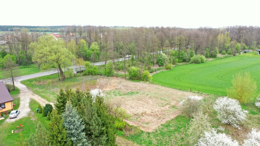 łomżyński, Miastkowo, Malownicza działka w miejscowości Miastkowo powiat Łomża