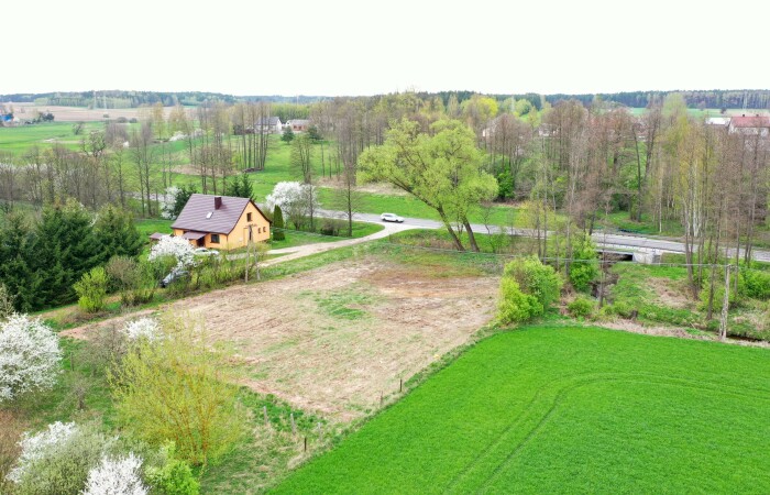 łomżyński, Miastkowo, Malownicza działka w miejscowości Miastkowo powiat Łomża