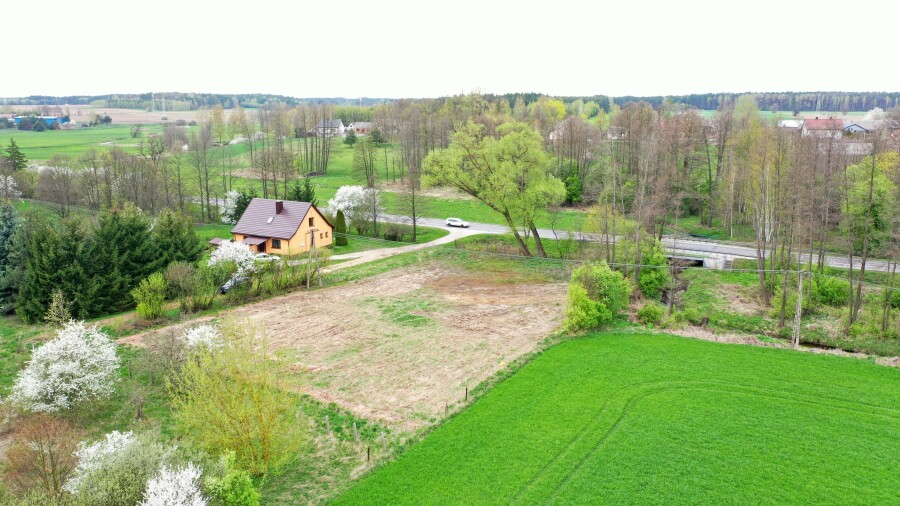 łomżyński, Miastkowo, Malownicza działka w miejscowości Miastkowo powiat Łomża