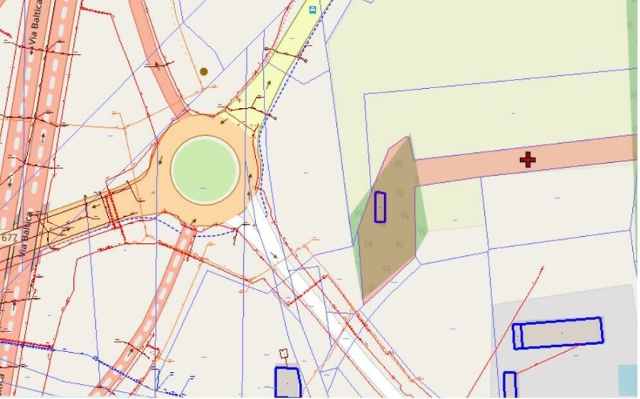ostrołęcki, Czerwin, Gostery, Atrakcyjna działka obok trasy Via Baltica