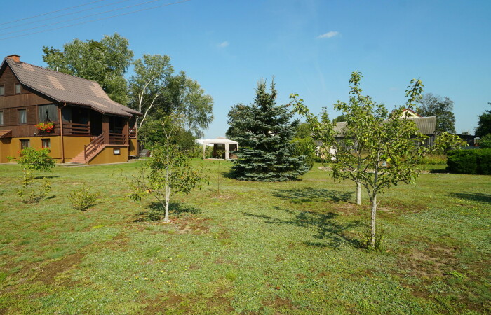 łomżyński, Zbójna, Laski, 479 tys zł !!!  Zielona oaza w drewnianym stylu !