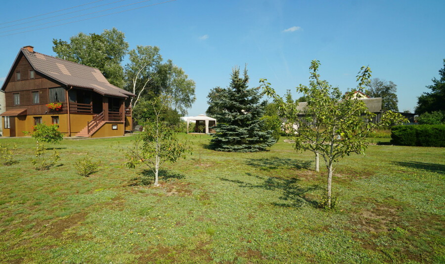 łomżyński, Zbójna, Laski, 479 tys zł !!!  Zielona oaza w drewnianym stylu !