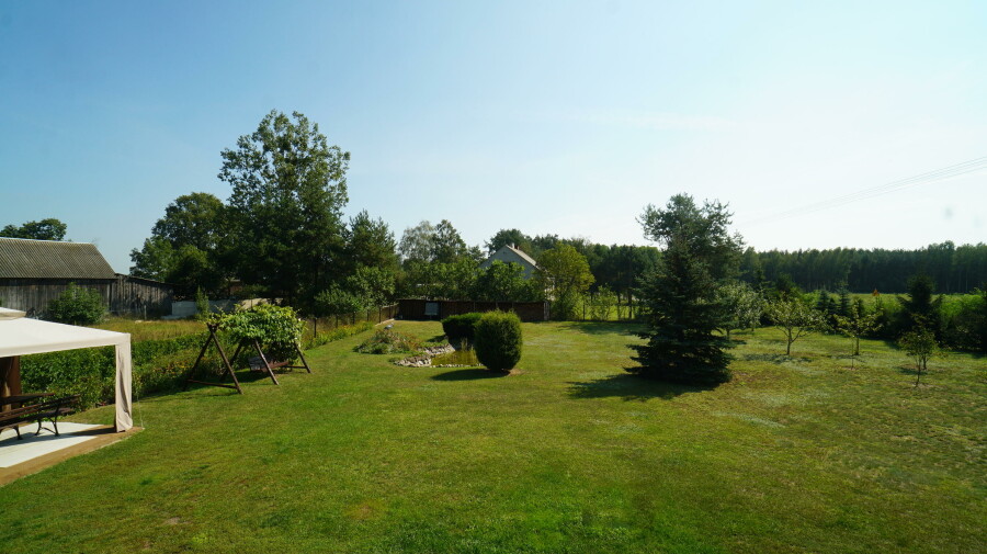 łomżyński, Zbójna, Laski, 479 tys zł !!!  Zielona oaza w drewnianym stylu !