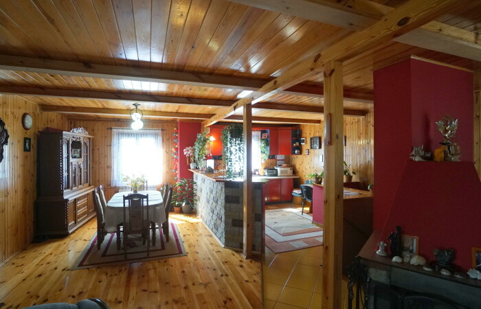 łomżyński, Zbójna, Laski, 479 tys zł !!!  Zielona oaza w drewnianym stylu !