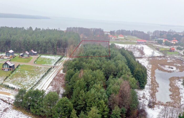 giżycki, Miłki, Rydzewo, Budowlana działka z własnym lasem - Rydzewo
