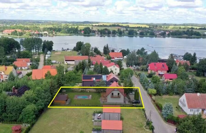 warmińsko-mazurskie, giżycki, Atrakcyjny dom w Rydzewie, gm. Miłki – nad jeziorem Niegocin!