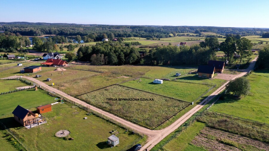 olecki, Świętajno, Leśniki, Piękna działka z dostępem do jeziora