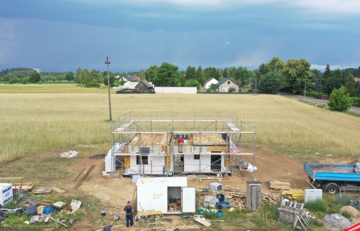 Ostrołęka, Wierzbowa, Zabudowa bliźniacza - ostatni dom