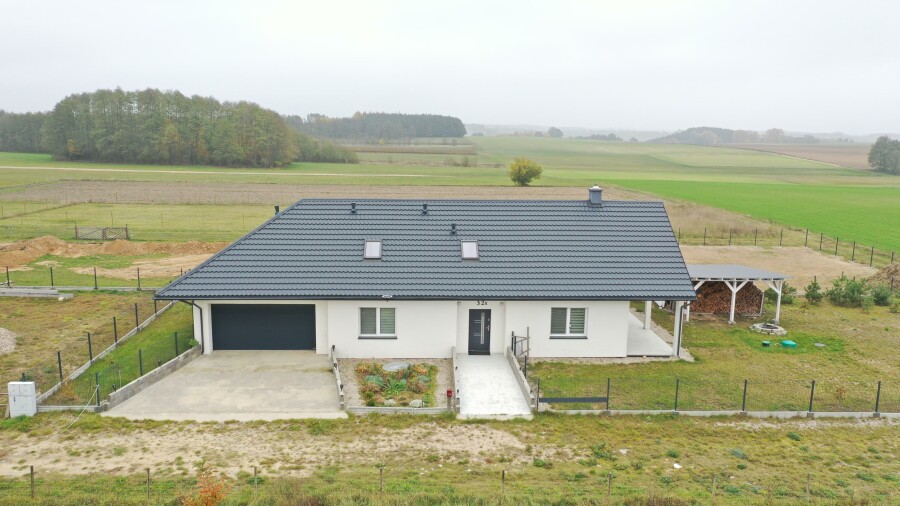 łomżyński, Piątnica, Budy Czarnockie, Tak nisko nie było !! - DOM w Budach Czarnockich !!!