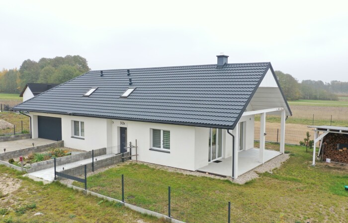 łomżyński, Piątnica, Budy Czarnockie, Tak nisko nie było !! - DOM w Budach Czarnockich !!!