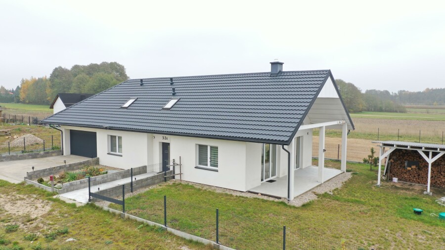 łomżyński, Piątnica, Budy Czarnockie, Tak nisko nie było !! - DOM w Budach Czarnockich !!!