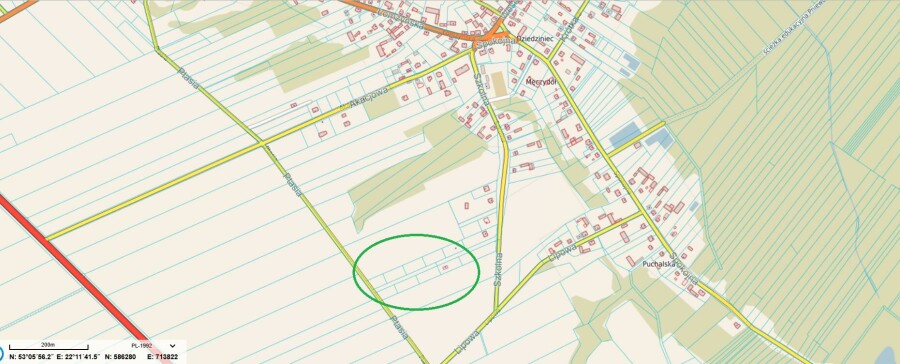 łomżyński, Łomża, Pniewo, Szkolna, Malownicze działki budowlane Pniewo - OSTATNIA DZIAŁKA