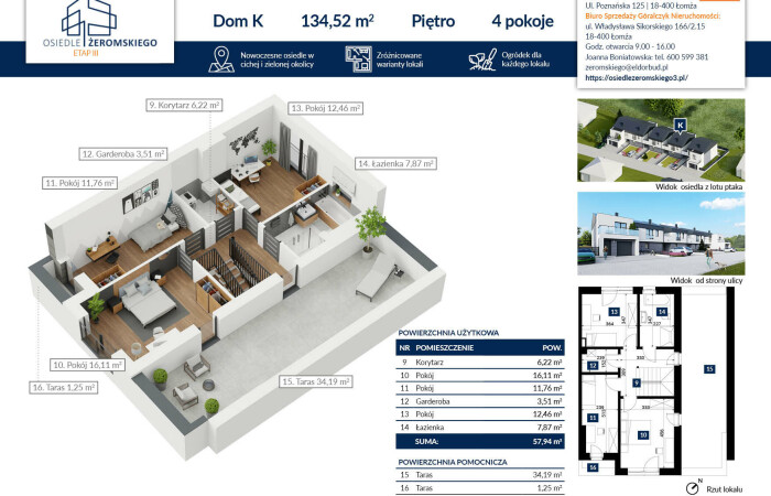 Ostrołęka, Stefana Żeromskiego, Dom w zabudowie szeregowej z fantastycznym salonem