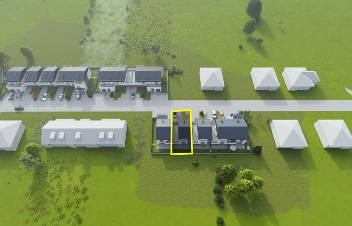 Ostrołęka, Stefana Żeromskiego, Dom w zabudowie szeregowej z fantastycznym salonem