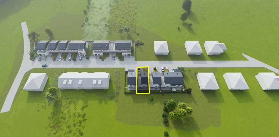 Ostrołęka, Stefana Żeromskiego, Dom w zabudowie szeregowej z fantastycznym salonem